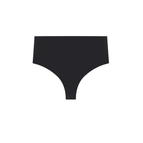 String taille haute en microfibre