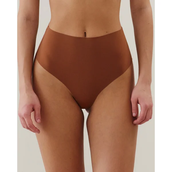 String taille haute en microfibre