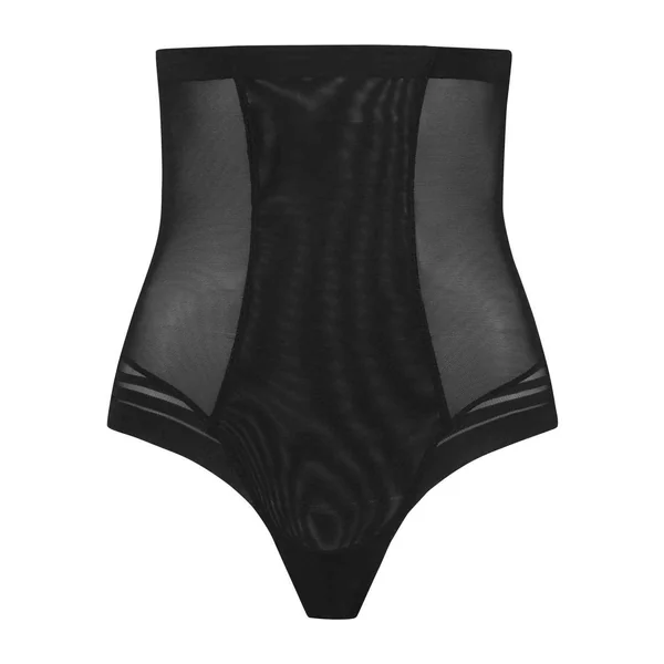 String taille haute gainant Noir Bye Bra Powermesh Shapewear Bye Bra