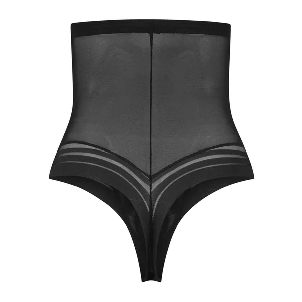 String taille haute gainant Noir Bye Bra Powermesh Shapewear Bye Bra