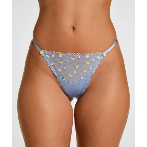 String Taille Haute Harriet - Bleu