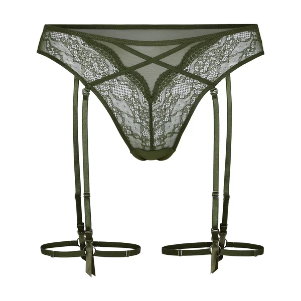String Taille Haute Highleg Isabelle - Vert