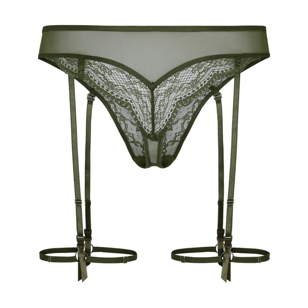 String Taille Haute Highleg Isabelle - Vert