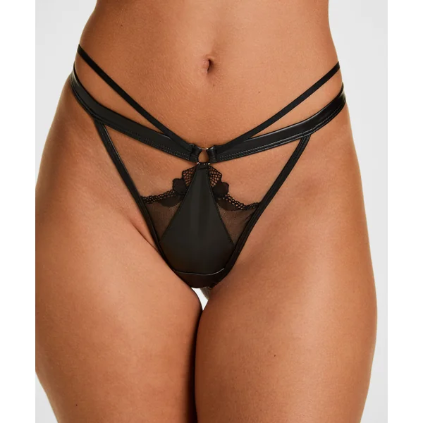String taille haute Ilenia - Noir