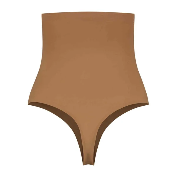 String taille haute invisible Marron Bye Bra Invisible Shapewear Bye Bra
