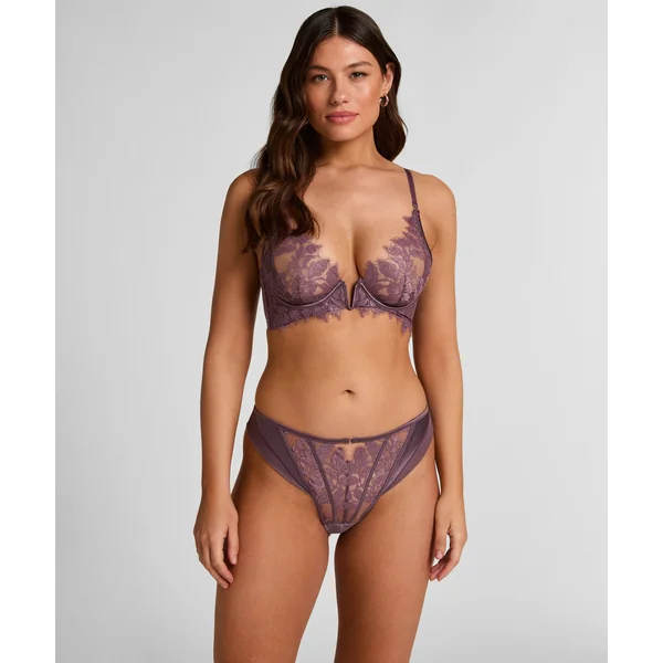 String Taille Haute Malou - Violet