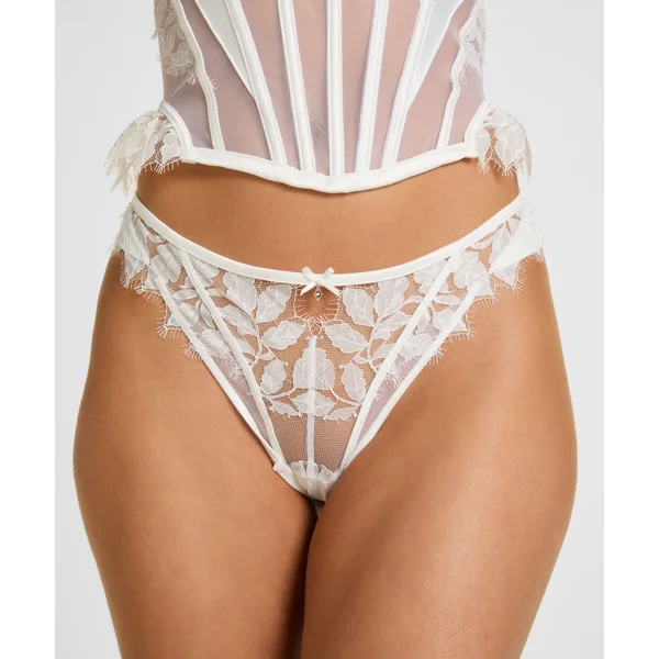 String taille haute Millie - Blanc