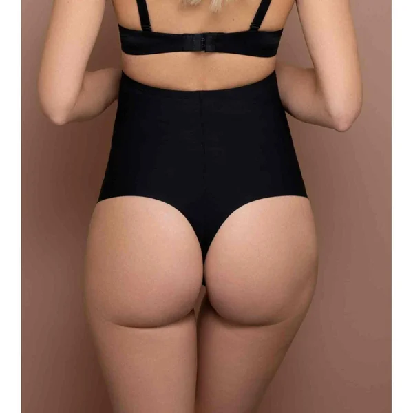 String taille haute sculptant - Noir Bye Bra Sculpting Shapewear Bye Bra