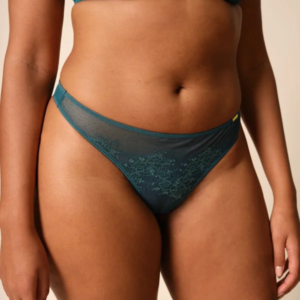 String vert foncé Gossard Glossies Lace