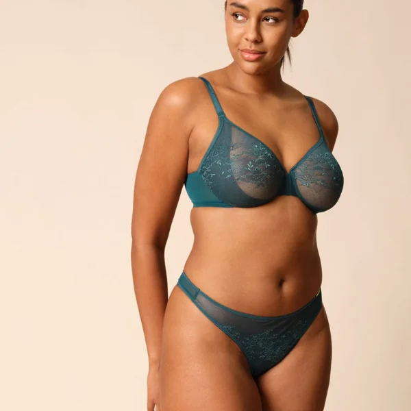 String vert foncé Gossard Glossies Lace