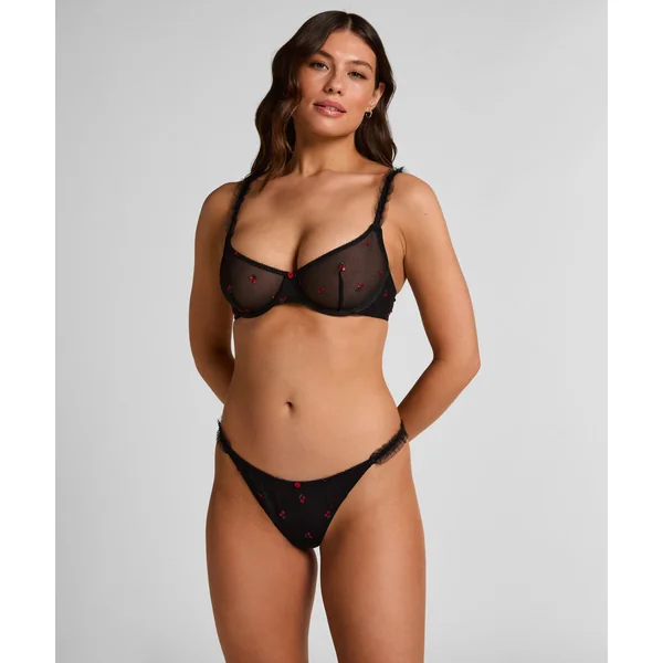 String échancré Chelsey - Noir