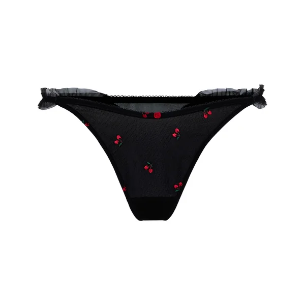 String échancré Chelsey - Noir