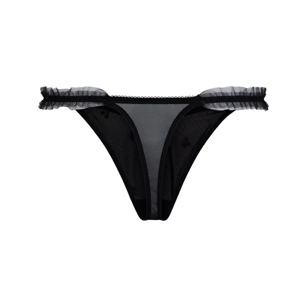 String échancré Chelsey - Noir