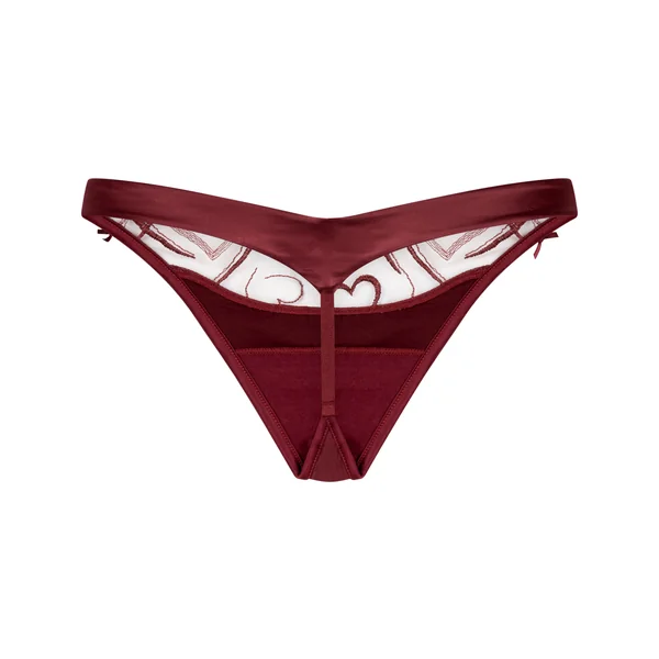 String échancré Olivia - Rouge