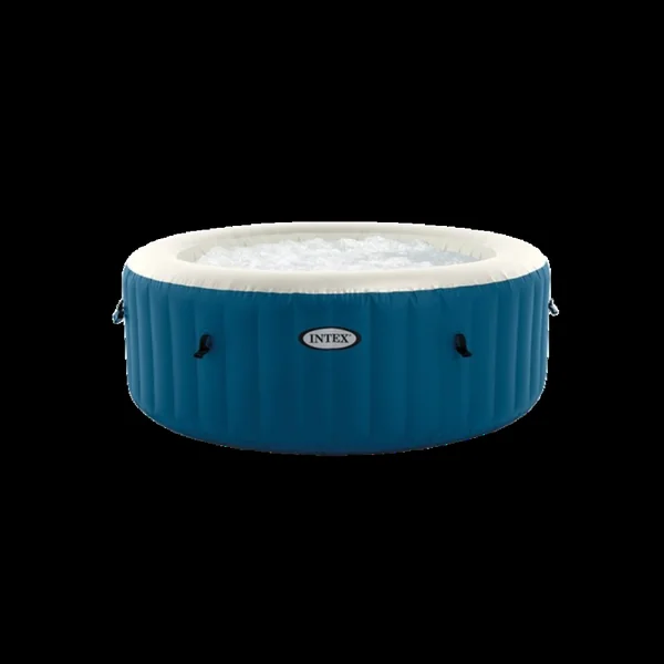 Structure gonflable ronde de spa bleu