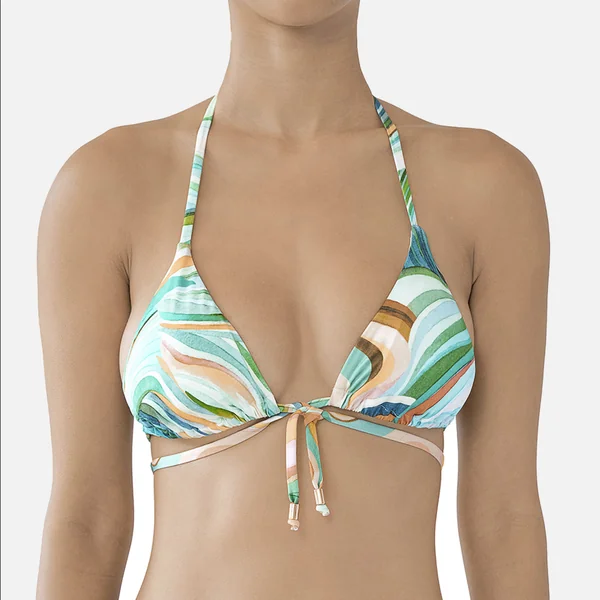 Summer days Triangle vert Huit Lingerie