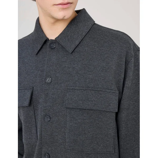 Surchemise en maille Noir