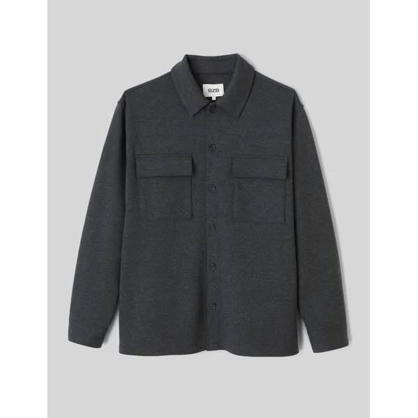 Surchemise en maille Noir