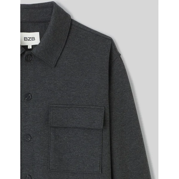 Surchemise en maille Noir