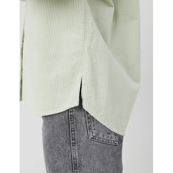 Surchemise en velours côtelé Vert clair