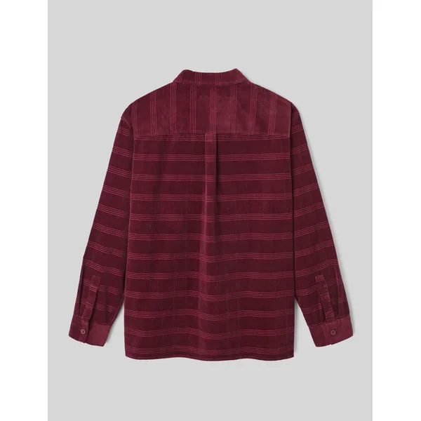 Surchemise velours fantaisie Bordeaux