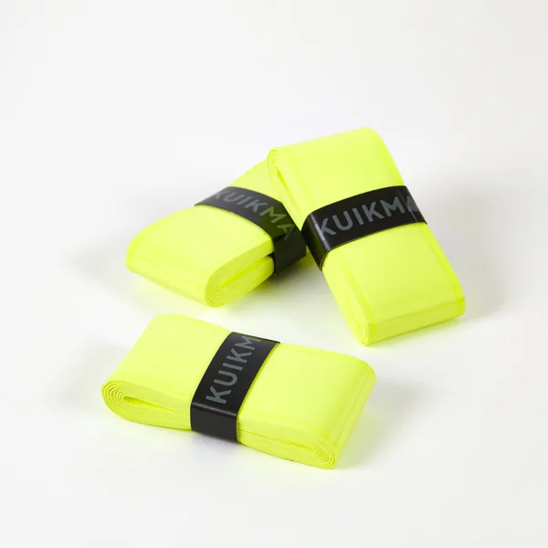 SURGRIP DE TENNIS CONFORT JAUNE LOT DE 3