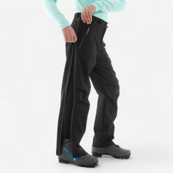 Surpantalon de ski de fond enfant, XC S OVERP 150 noir