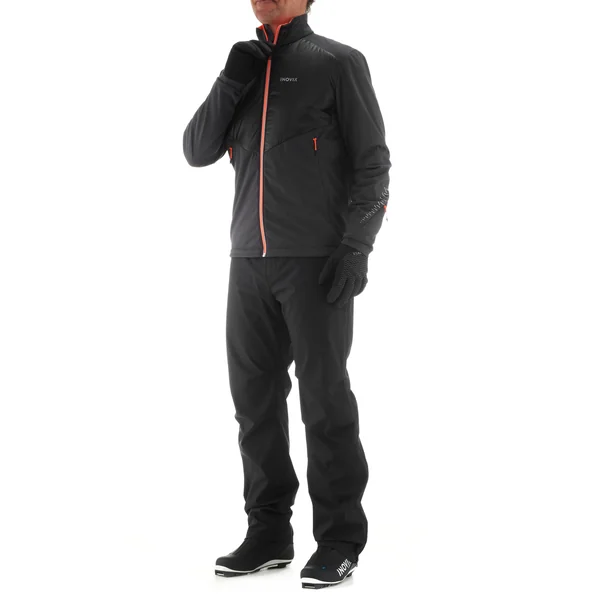 Surpantalon de ski homme, XC S OVERP 150 - noir