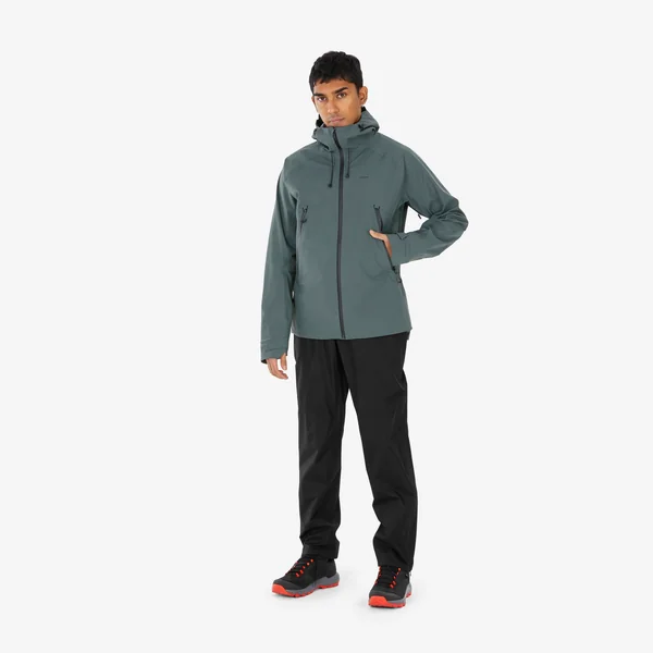Surpantalon léger imperméable de randonnée - mh500 - homme