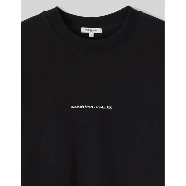 Sweat animation devant/dos Noir