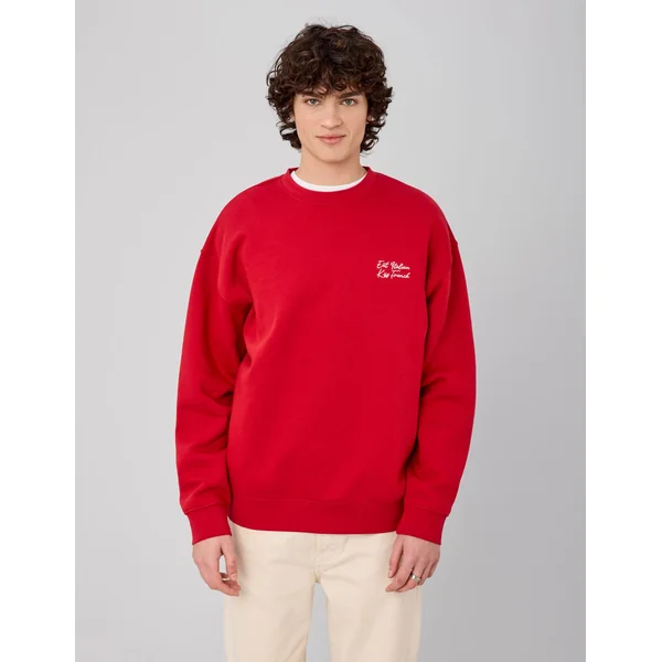 Sweat animation devant/dos Rouge