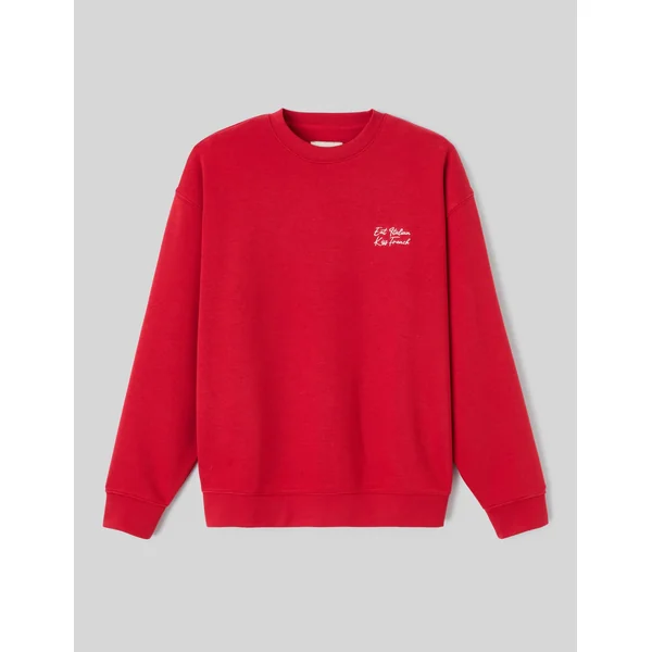Sweat animation devant/dos Rouge