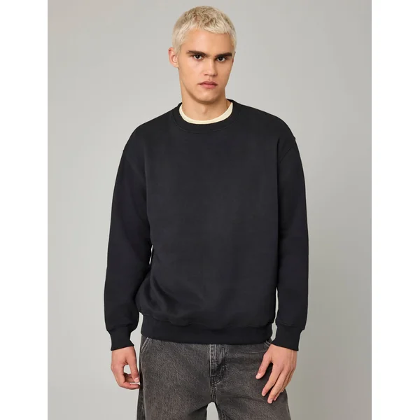Sweat basique extra doux Noir