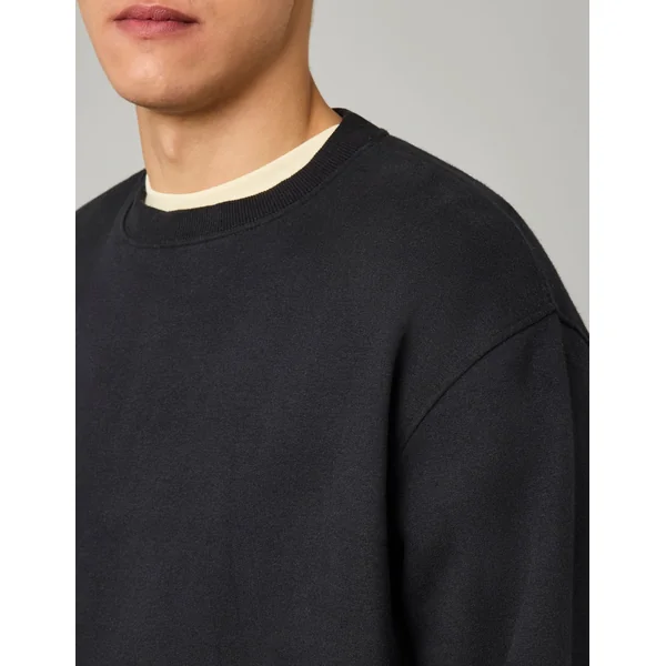 Sweat basique extra doux Noir