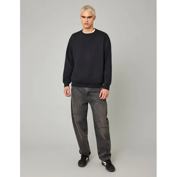 Sweat basique extra doux Noir