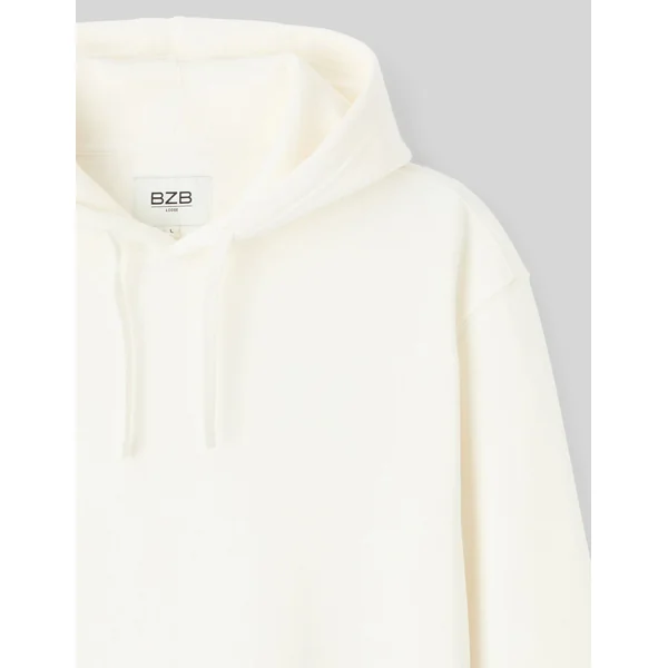 Sweat basique loose fit Blanc écru