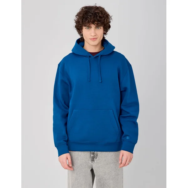 Sweat basique loose fit Bleu foncé