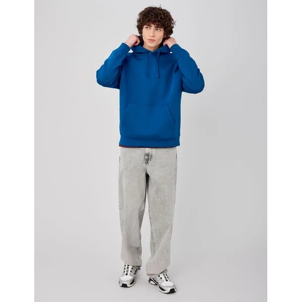 Sweat basique loose fit Bleu foncé