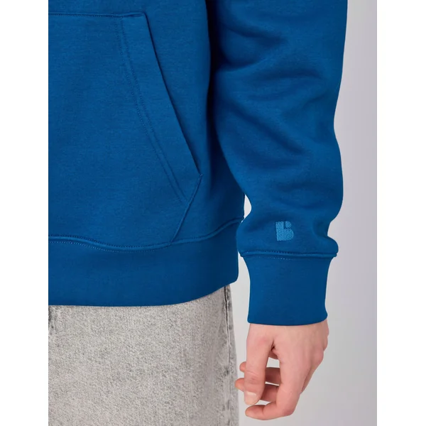Sweat basique loose fit Bleu foncé