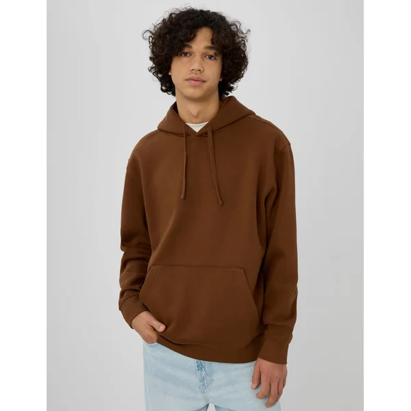 Sweat basique loose fit Marron