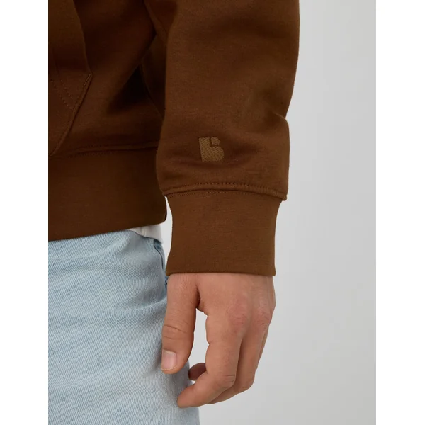 Sweat basique loose fit Marron