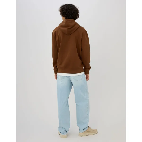 Sweat basique loose fit Marron