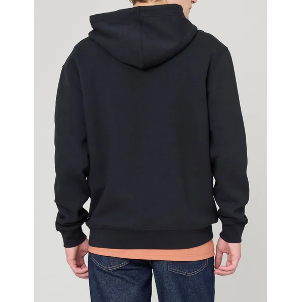 Sweat broderie poitrine Noir