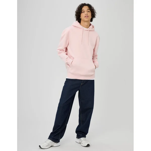 Sweat broderie poitrine Rose