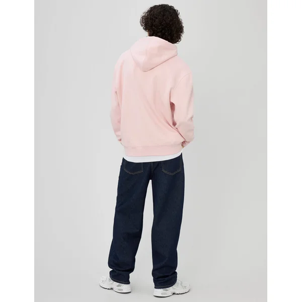 Sweat broderie poitrine Rose