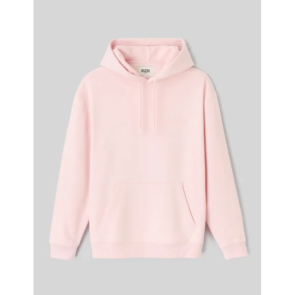 Sweat broderie poitrine Rose