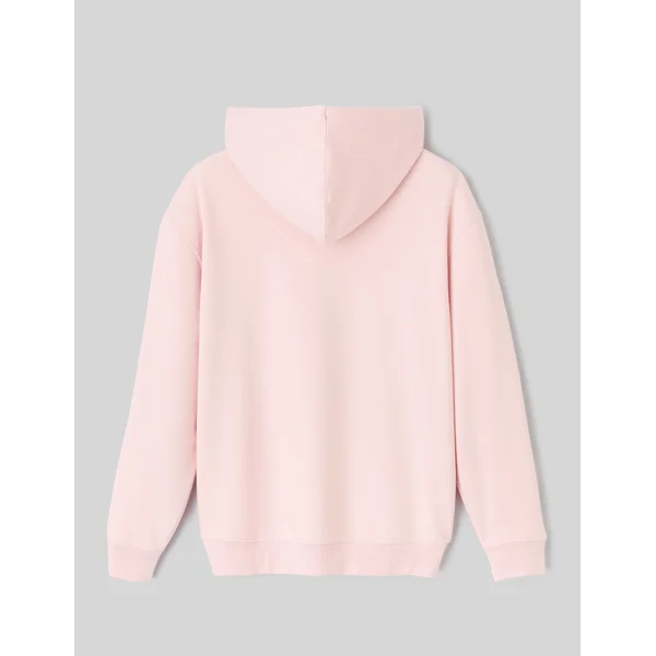 Sweat broderie poitrine Rose
