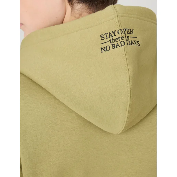 Sweat broderie Vert clair