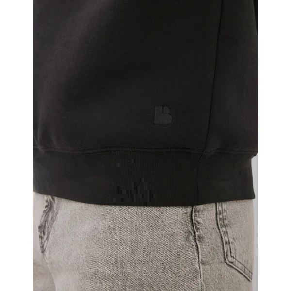 Sweat col montant Gris anthracite