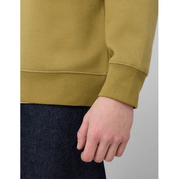 Sweat col polo zippé Vert clair